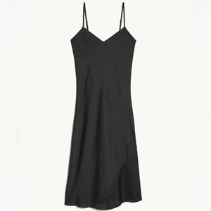The Papaya Slip Dress - Black